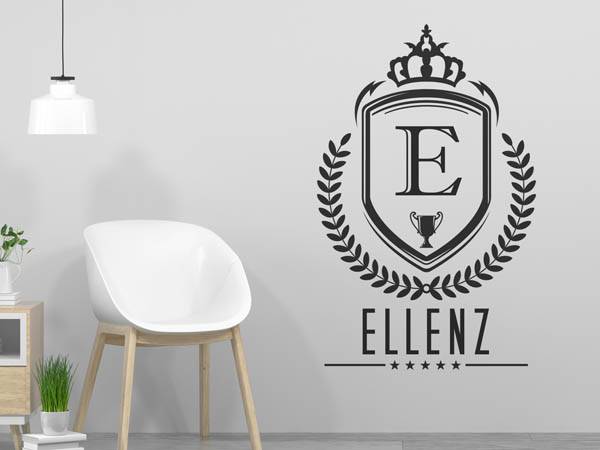 Wandtattoo Ellenz Wappen