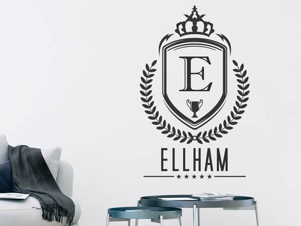 Wandtattoo Ellham Wappen
