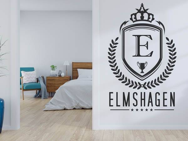 Wandtattoo Elmshagen Wappen