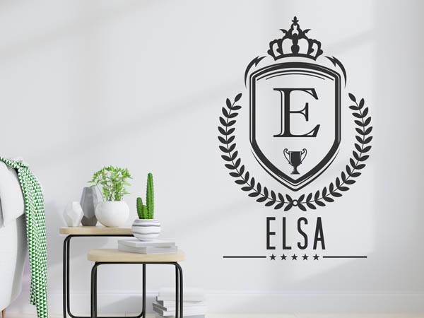 Wandtattoo Elsa Wappen