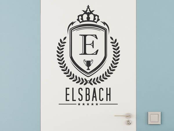 Wandtattoo Elsbach Wappen
