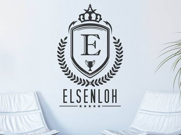 Wandtattoo Elsenloh Wappen