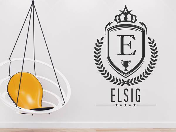 Wandtattoo Elsig Wappen