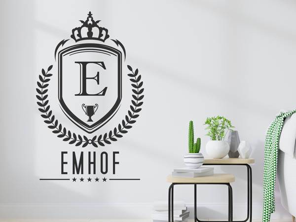 Wandtattoo Emhof Wappen