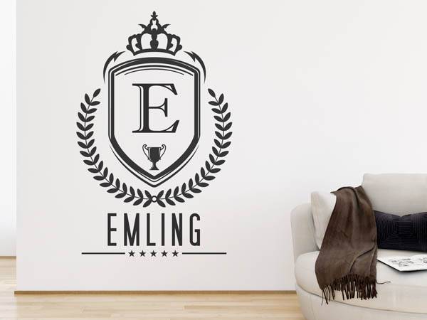 Wandtattoo Emling Wappen