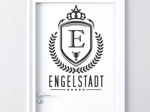 Wandtattoo Engelstadt Wappen