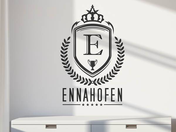 Wandtattoo Ennahofen Wappen