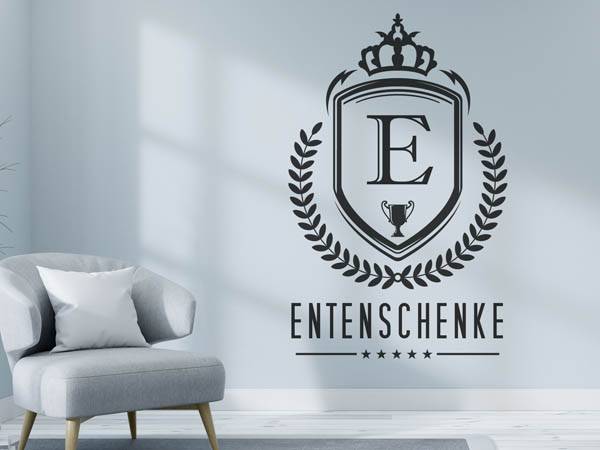 Wandtattoo Entenschenke Wappen