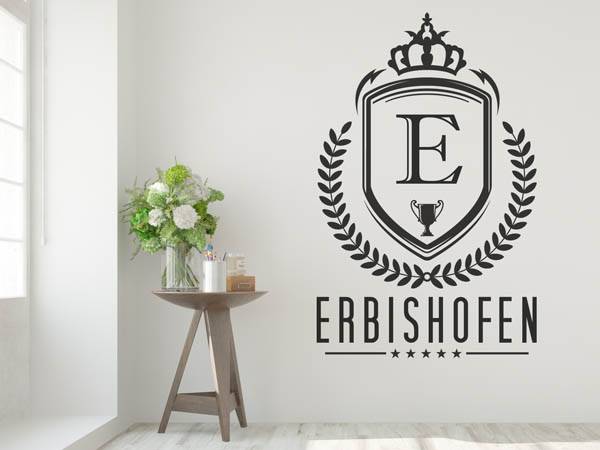Wandtattoo Erbishofen Wappen