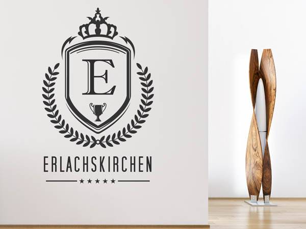 Wandtattoo Erlachskirchen Wappen