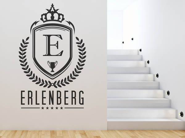 Wandtattoo Erlenberg Wappen