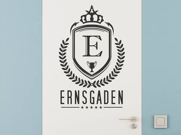 Wandtattoo Ernsgaden Wappen