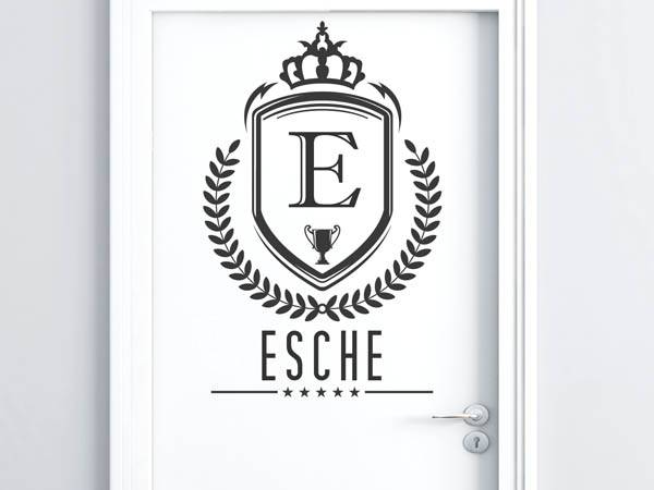 Wandtattoo Esche Wappen