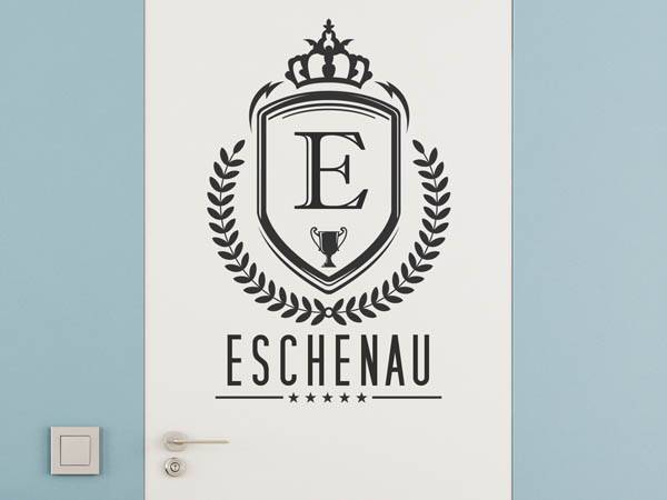 Wandtattoo Eschenau Wappen