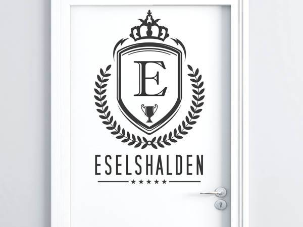 Wandtattoo Eselshalden Wappen