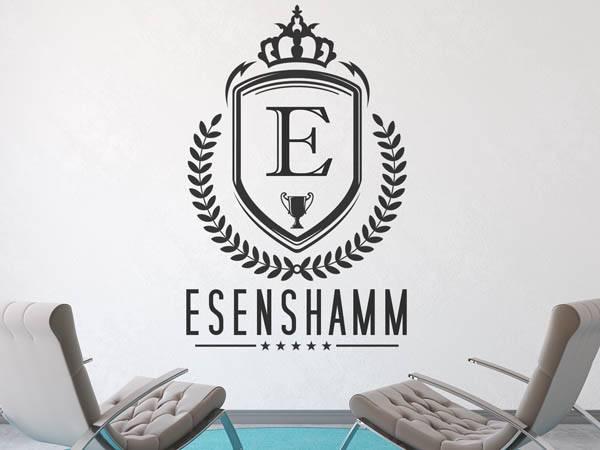 Wandtattoo Esenshamm Wappen