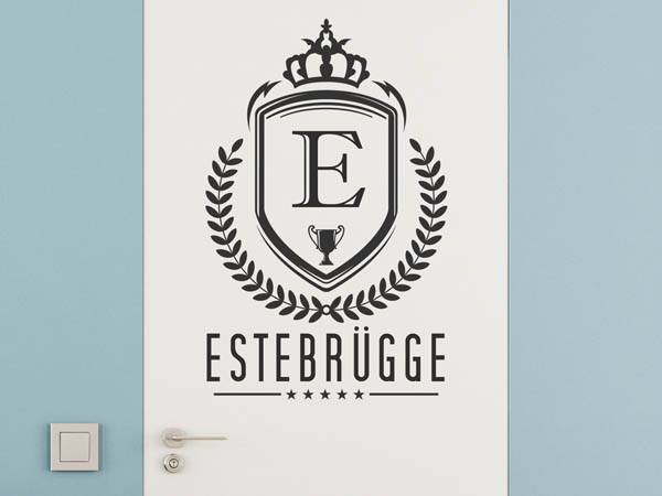 Wandtattoo Estebrügge Wappen