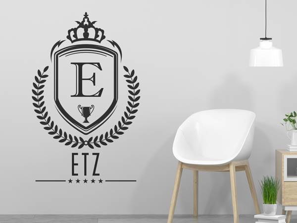 Wandtattoo Etz Wappen
