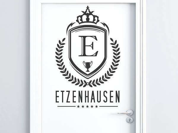 Wandtattoo Etzenhausen Wappen