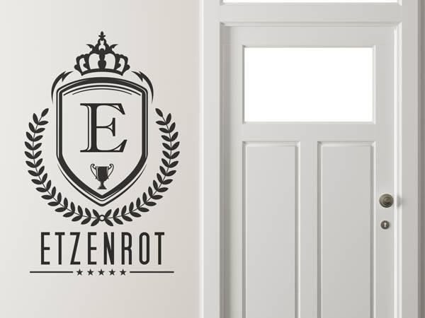 Wandtattoo Etzenrot Wappen