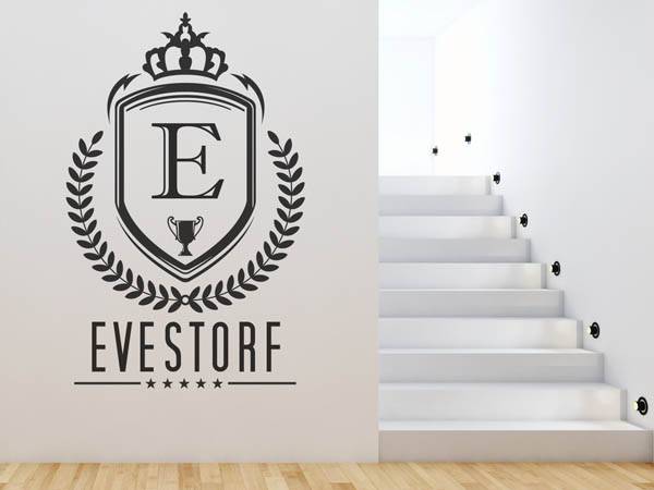 Wandtattoo Evestorf Wappen