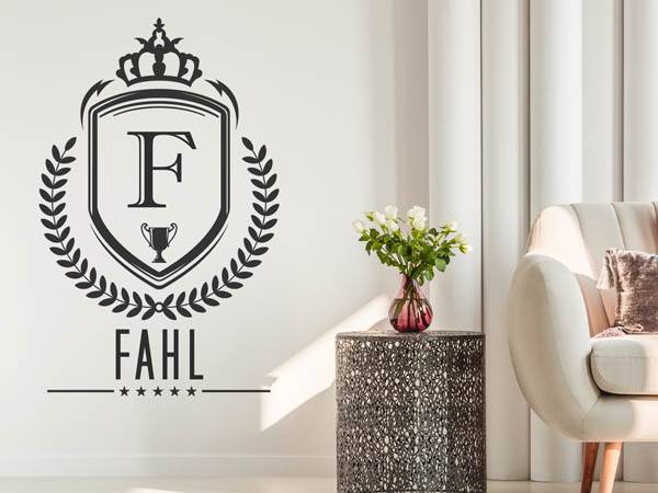 Wandtattoo Fahl Wappen
