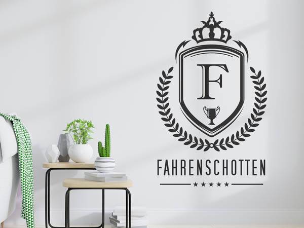 Wandtattoo Fahrenschotten Wappen