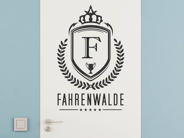 Wandtattoo Fahrenwalde Wappen