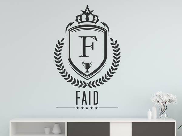 Wandtattoo Faid Wappen