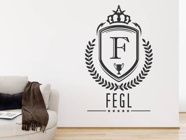 Wandtattoo Fegl Wappen