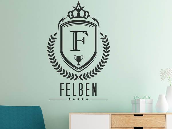 Wandtattoo Felben Wappen