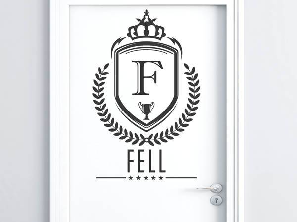 Wandtattoo Fell Wappen