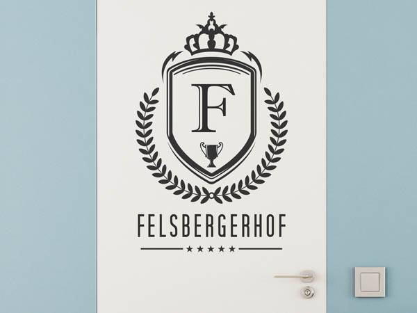 Wandtattoo Felsbergerhof Wappen