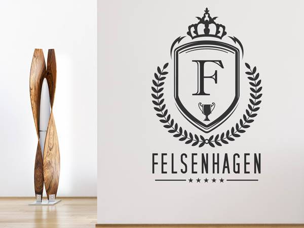 Wandtattoo Felsenhagen Wappen