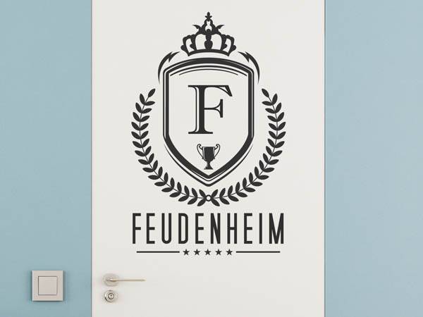Wandtattoo Feudenheim Wappen