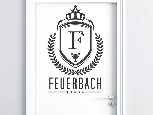Wandtattoo Feuerbach Wappen