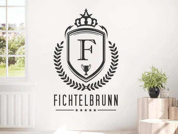 Wandtattoo Fichtelbrunn Wappen