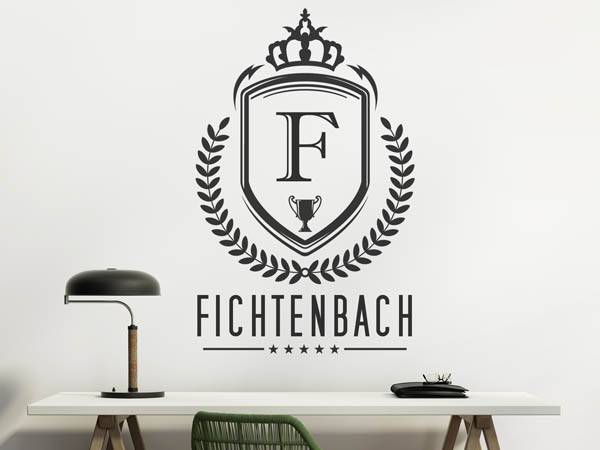 Wandtattoo Fichtenbach Wappen