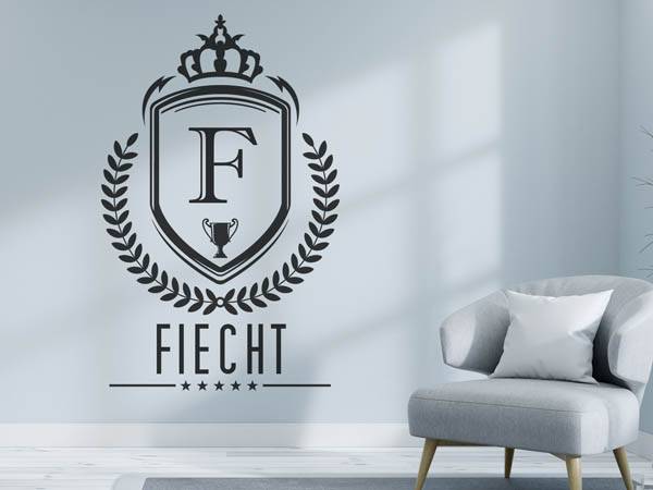 Wandtattoo Fiecht Wappen