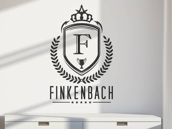 Wandtattoo Finkenbach Wappen