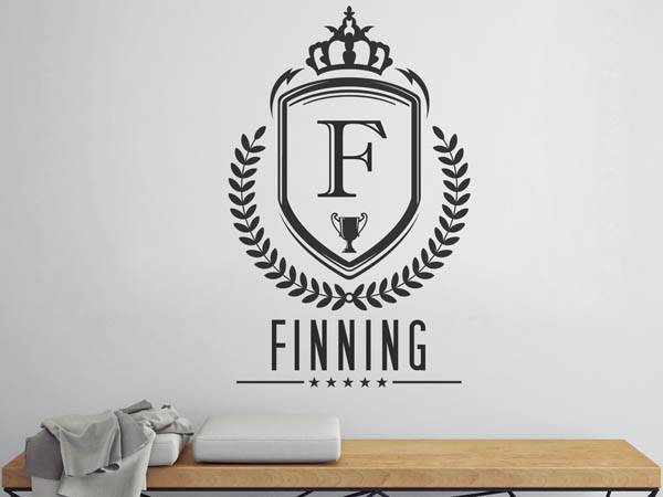Wandtattoo Finning Wappen