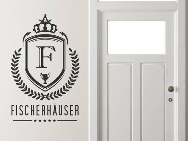 Wandtattoo Fischerhäuser Wappen