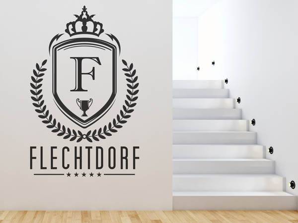 Wandtattoo Flechtdorf Wappen