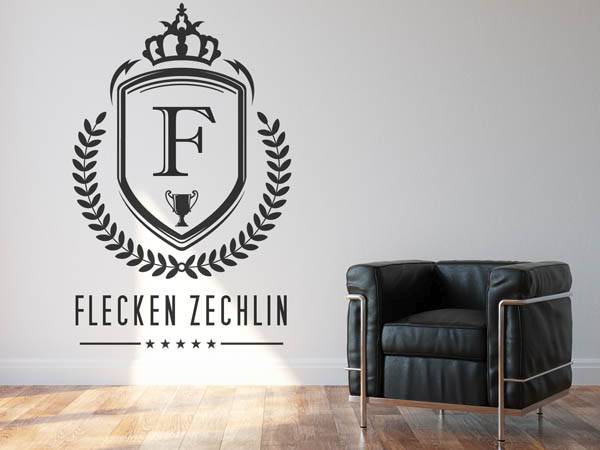 Wandtattoo Flecken Zechlin Wappen