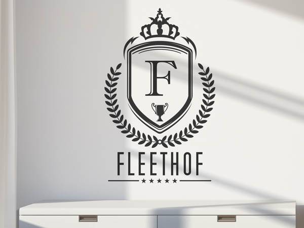 Wandtattoo Fleethof Wappen