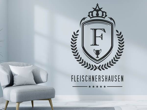 Wandtattoo Fleischnershausen Wappen