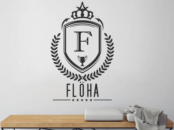 Wandtattoo Flöha Wappen