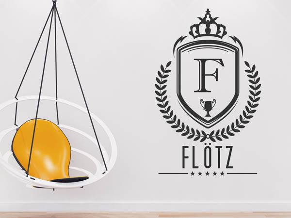 Wandtattoo Flötz Wappen