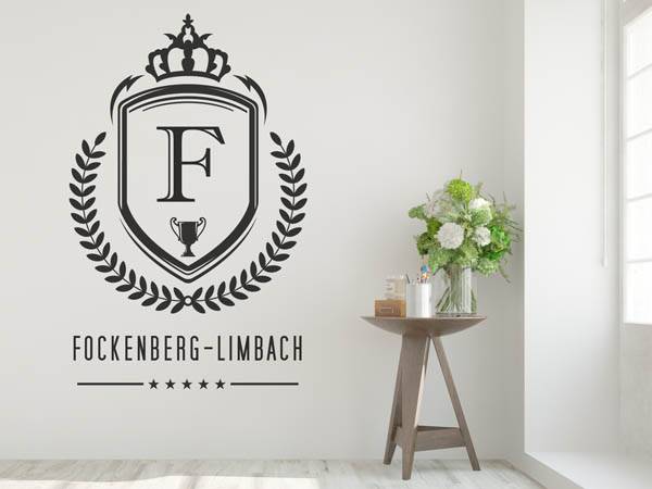 Wandtattoo Fockenberg-Limbach Wappen