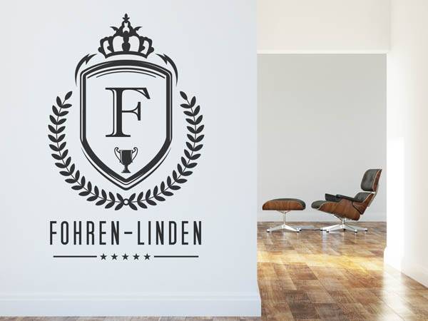 Wandtattoo Fohren-Linden Wappen